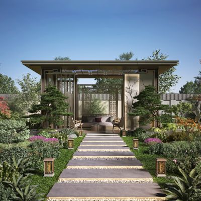新中式庭院景观