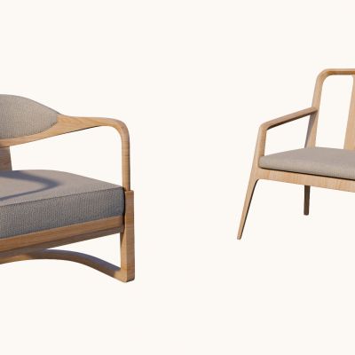 现代单人椅 休闲椅