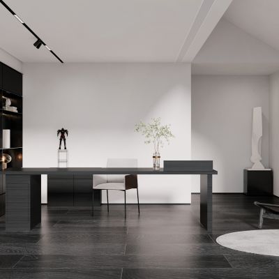 现代高级黑书房