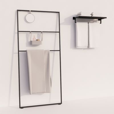 卫生间用品 毛巾 毛巾架