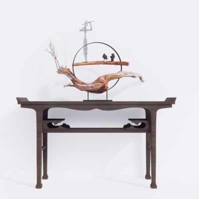 新中式玄关柜  边柜