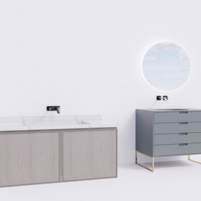 现代浴室柜 洗手台