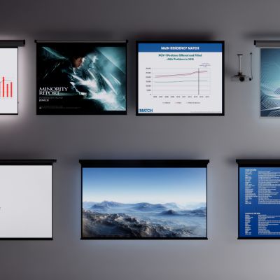 现代投影仪 投影幕布