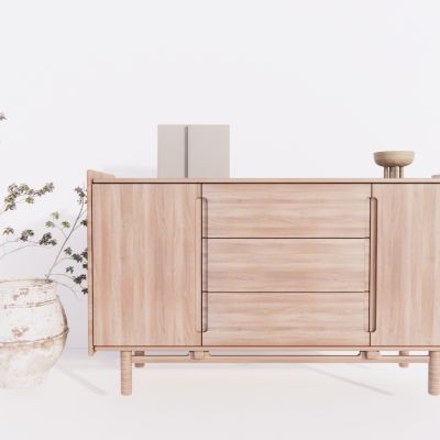 侘寂风玄关柜  边柜