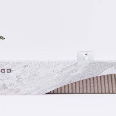 现代办公前台桌