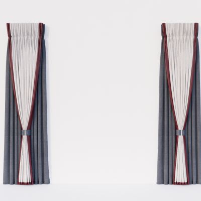 现代窗帘 布艺窗帘 纱帘