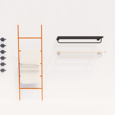 卫生间用品 毛巾 毛巾架