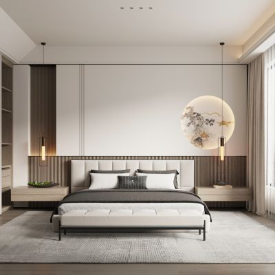 新中式卧室