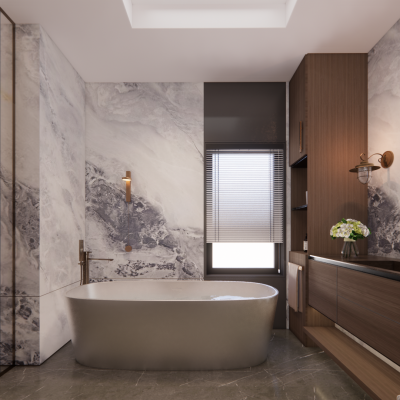 现代美式卫生间