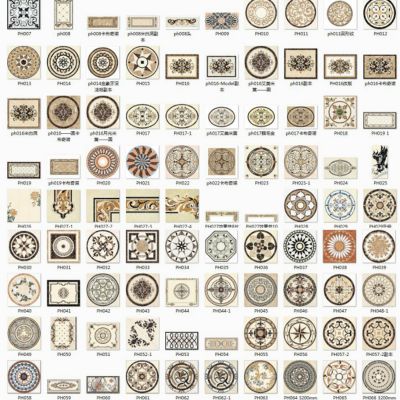 瓷砖石材水刀拼花CAD图集