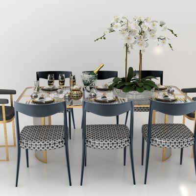 现代风格餐桌