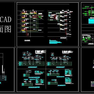医院弱电系统CAD施工图CAD平面图
