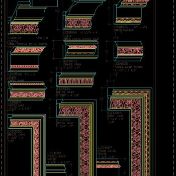 法式洛可可雕花线条