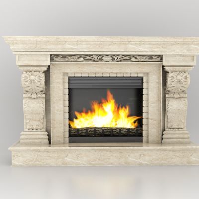 现代风格壁炉