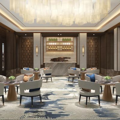 越州府北售楼处施工图效果图