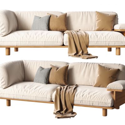 侘寂风双人沙发 休闲沙发