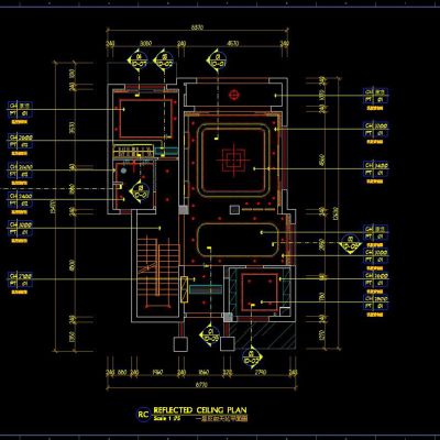凤凰首府别墅施工图效果图