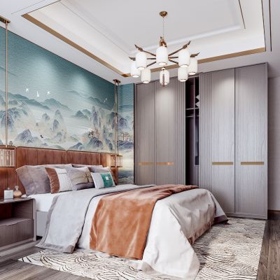 新中式家居卧室