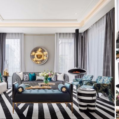 金科九曲河独院别墅豪宅施工图效果图设计方案电气图材料清单摄影