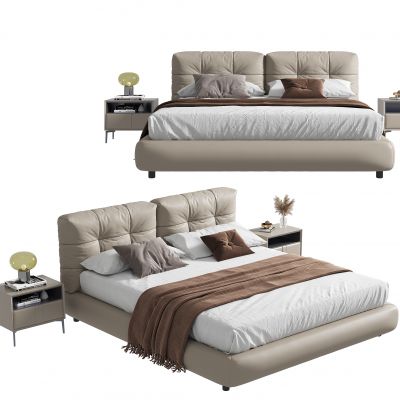 现代双人床