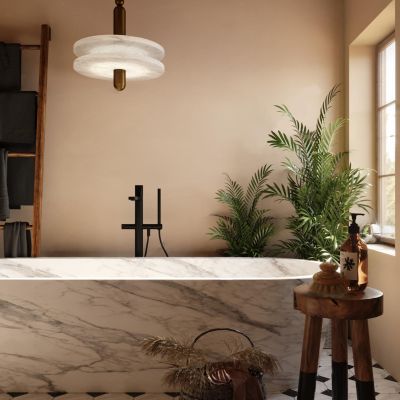 北欧大理石浴缸