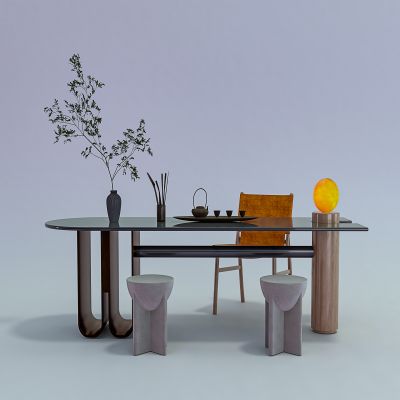 现代茶桌椅组合