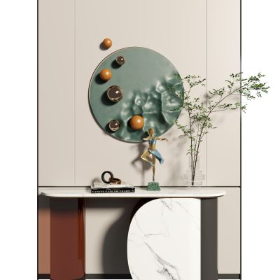 现代玄关柜 玄关背景墙