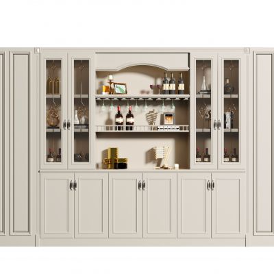 美式简约酒柜 装饰柜