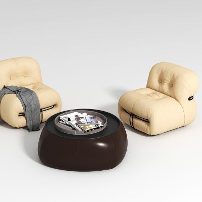 休闲椅茶几组合