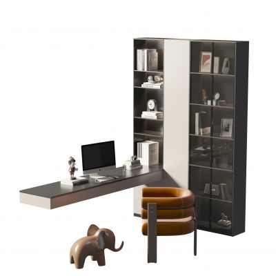 现代书桌椅组合