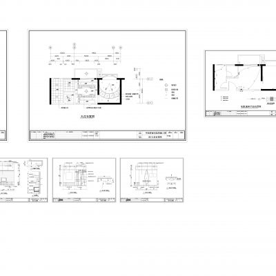 一室一厅一厨一卫小户型样板房装修图