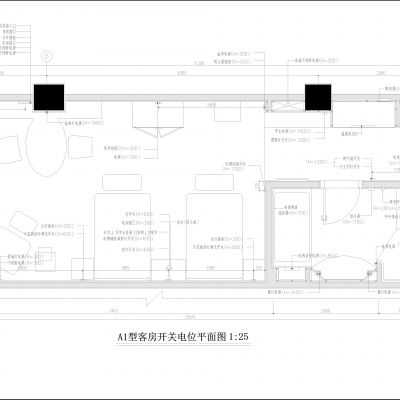 酒店客房样板装修图
