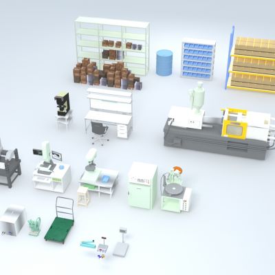 车间生产仓库工厂设备用品