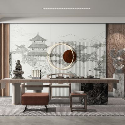 新中式风格书房