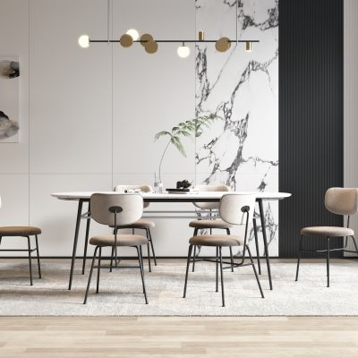 现代 餐桌椅组合