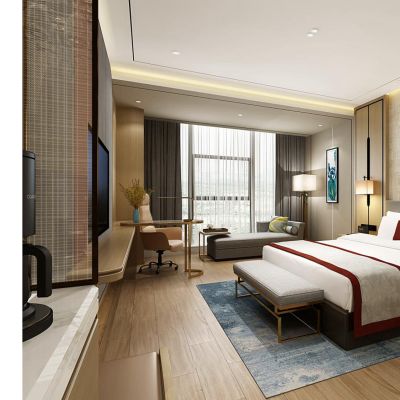 天竺山酒店标间施工图设计方案