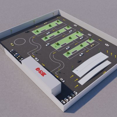 驾校练习场车场