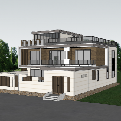 现代简约独栋别墅