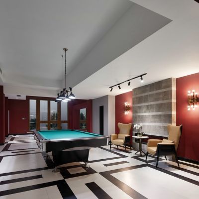 绿城蓝庭伍重院800m²现代轻奢别墅施工图效果图官方摄影