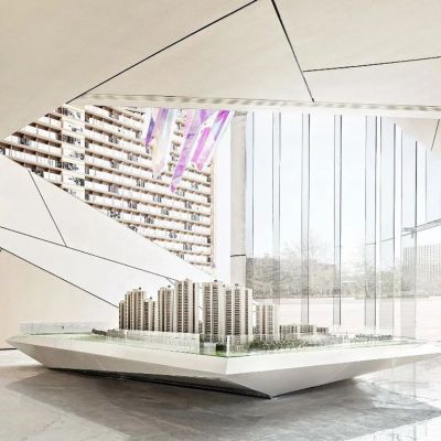 旭辉宸悦江语院售楼处施工图官方摄影