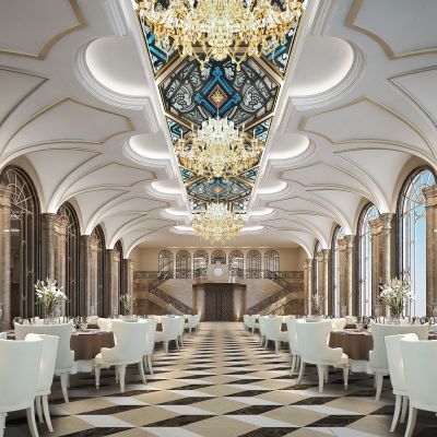 婚礼堂设计施工图效果图