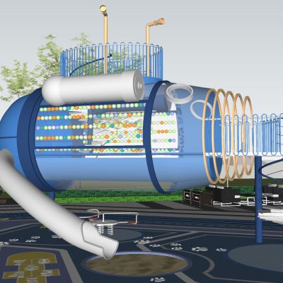 现代儿童区 器材