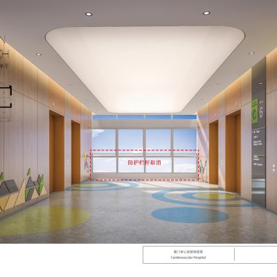 心血管病医院概念方案效果图施工图物料清单