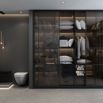 现代台式风别墅私宅施工图效果图水电图