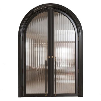 轻奢双开门玻璃拱形门