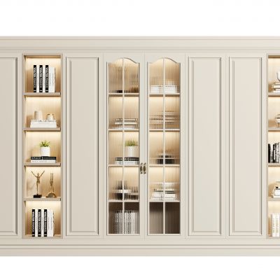 美式简约书柜 装饰柜