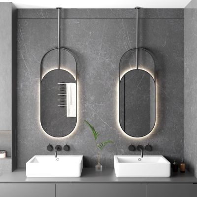 现代浴室柜浴镜