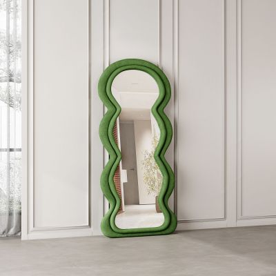 现代波浪全身镜