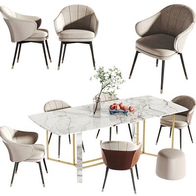 现代大理石餐桌椅，餐桌，餐椅，书桌，书椅，洽谈桌，洽谈椅，书椅，休闲椅