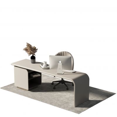 美式简约书桌椅组合